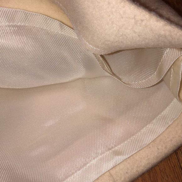 (Cacharel) Cream 100% Wool Short Pencil Skirt - Picture 4 of 5